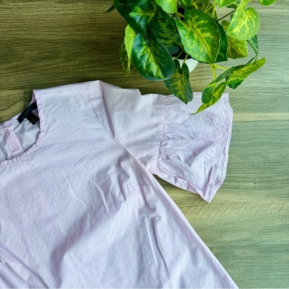 J. Crew Orchid Pink Button Back Bell Sleeve Top – Size 0 - Picture 9 of 12